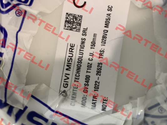 GVS400-T10Z-00150 1028VQ M05/A SC Givi Misure