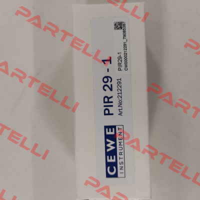 PIR 29-1 Cewe