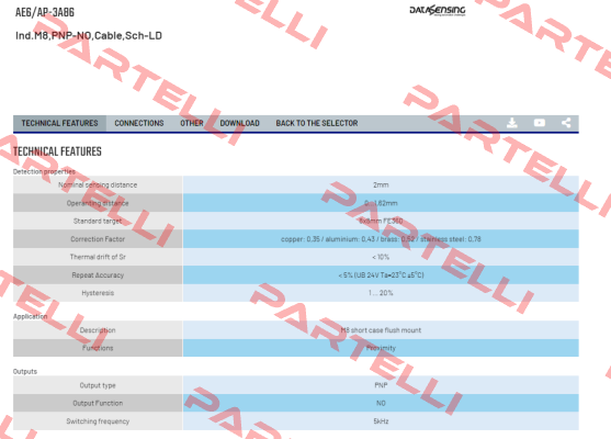 AE6/AP-3A86 Micro Detectors / Diell (now Datasensing)