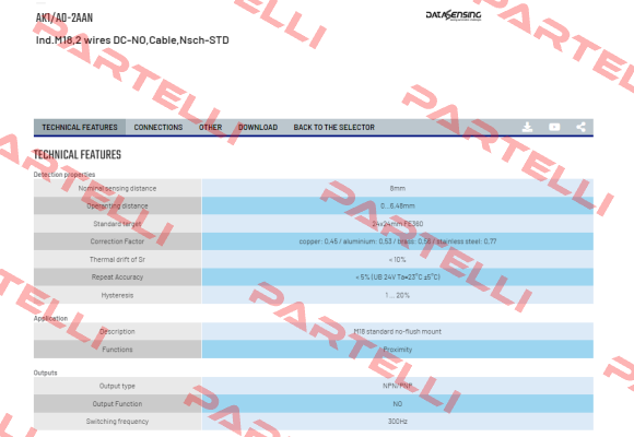 AK1/A0-2AAN Micro Detectors / Diell (now Datasensing)