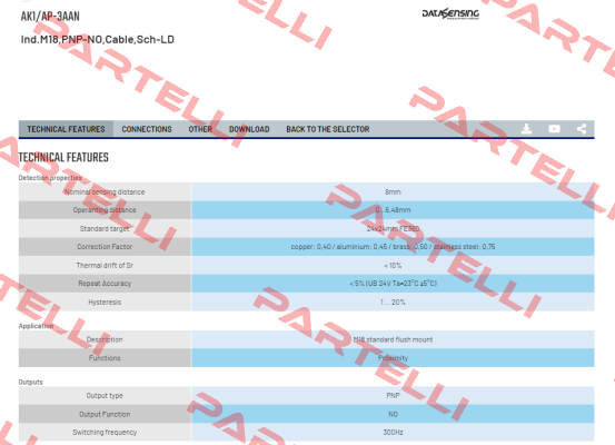 AK1/AP-3AAN Micro Detectors / Diell (now Datasensing)