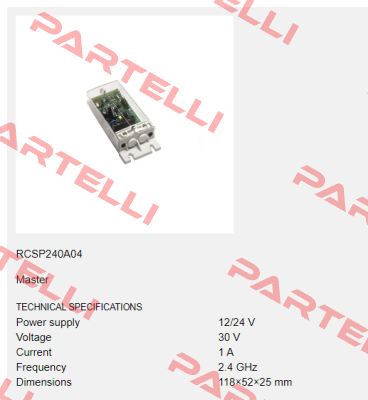 RCSP240A04 TELECO Automation