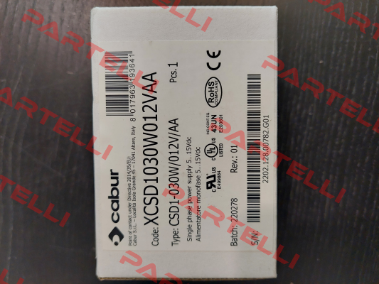 1AXCSD1-030W/012V/AA Cabur
