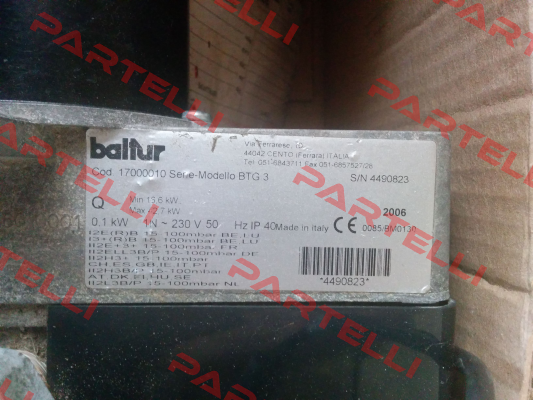 17000010 BTG 3  Baltur