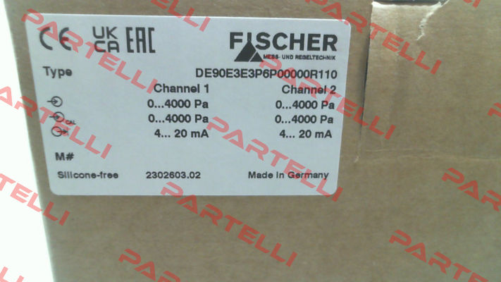 DE90E3E3P6P00000R112 Fischer Mess Regeltechnik