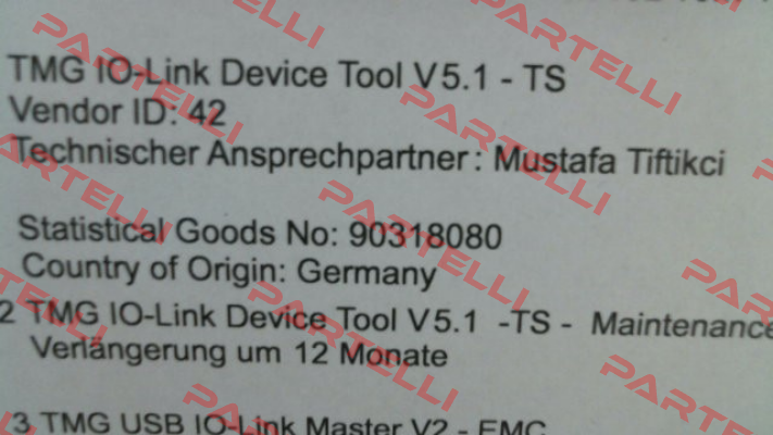 V5.1 -TS – Maintenance TMG