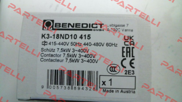 K3-18ND10 415 Benedict