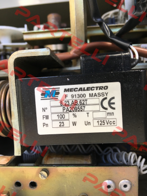 8.23-.AB.62T (125Vcc - 23W) Mecalectro