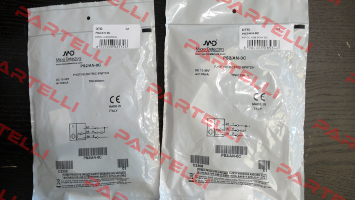 PS2/AN-0C Micro Detectors / Diell (now Datasensing)
