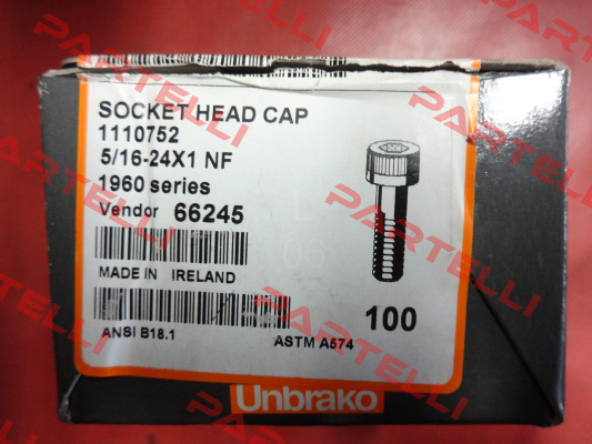 1110752 (1 box=100 pcs) Unbrako