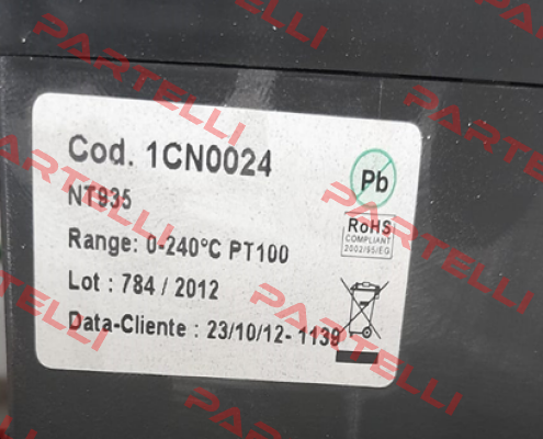 P/N: 1CN0131 Type: NT935 Tecsystem