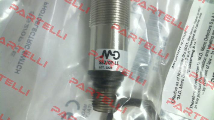 SS2/0P-1E Micro Detectors / Diell (now Datasensing)