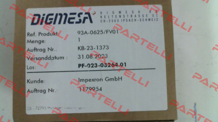 93A-0625/FV01 Digmesa