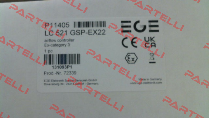 p/n: P11405, Type: LC 521 GSP-Ex22 Ege