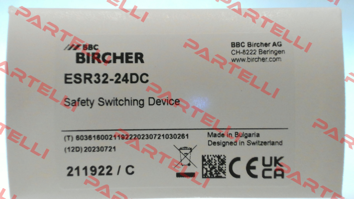 211922 / ESR32-24VDC Bircher