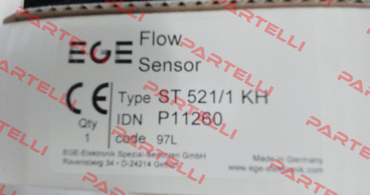 p/n: P11260, Type: ST 521/1 KH Ege